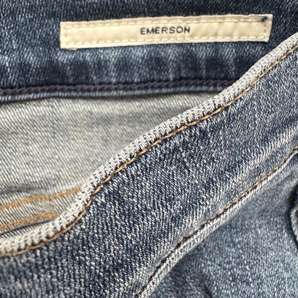 Citizens of Humanity Emerson Jeans Womens Blue Slim Boyfriend Button Fly Size 27 - Picture 9 of 14